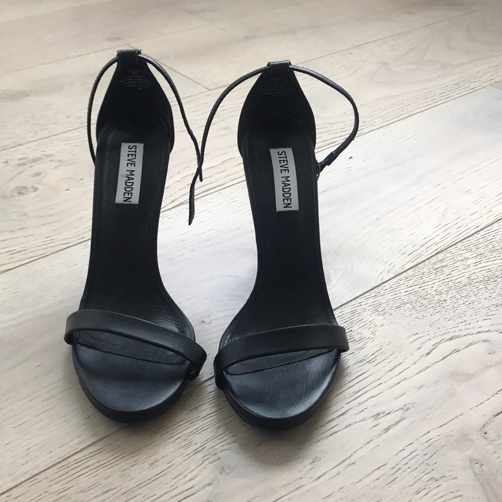 Black high heels from Steve Madden